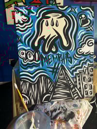Image 4 of Memphis Blue Canvas