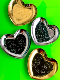 Image 2 of HAND ENGRAVED HEART TRINKET DISH