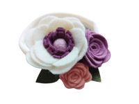 Image 1 of Handmade Felt Floral Headband-8d348af2