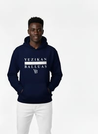 Image 4 of YB Navy Blue Heavy Blend Fleece Pullover