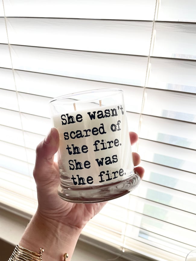 She Was The Fire Candle