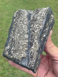Image 1 of Shungite Specimen With Cubic Pyrite #606