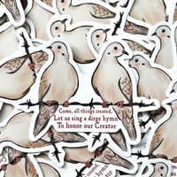 Mourning Doves Lamentations Sticker
