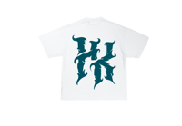 Image 2 of Still Hustlin Tee - White & Eagles Green