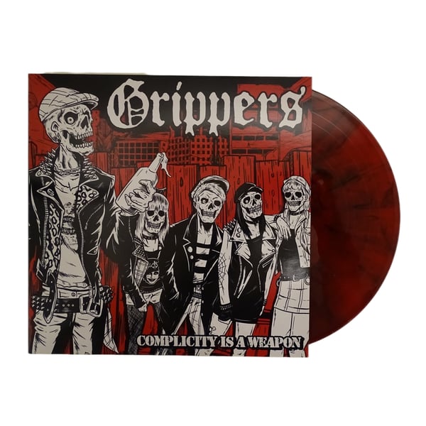 Image of Grippers - Album "Complicity is a weapon" smoked red limited edition 2024