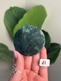 Image 10 of CHOOSE YOUR OWN MOSS AGATE DISK -INDIA- LOT 1