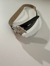 Versace belt black silver Medusa head