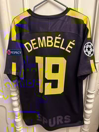 Image 9 of Tottenham Hotspur “DEMBELE 19” 2017/18 Third Shirt + UCL patches (L)