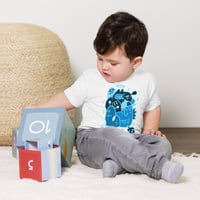 Image 4 of T SHIRT: BABY - "FUNKY BLUE"