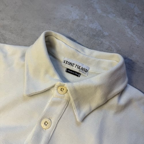 Image of SS 2002 Stone Island Button Up Sweatshirt, Size Large