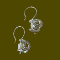Image 1 of #11 Drop Earring with Pearl 