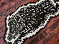 Image 2 of Wild Boar Woodcut 