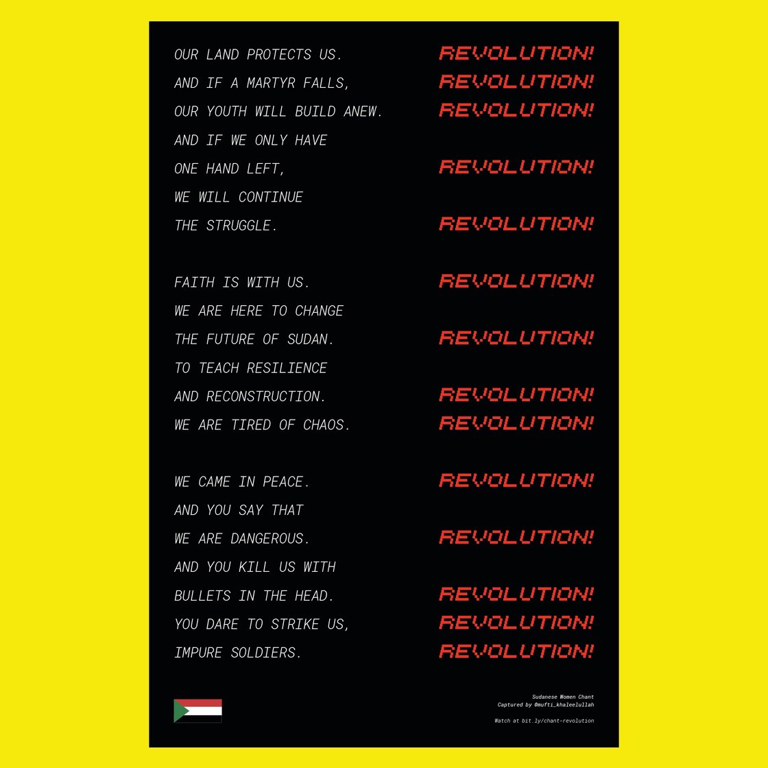 Image of Fundraiser: Sudanese Women Chant Revolution