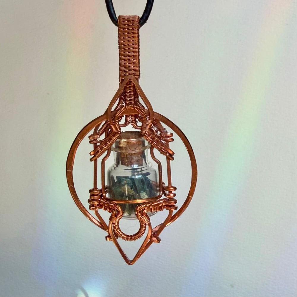 Image of Vivianite Relic Pendant