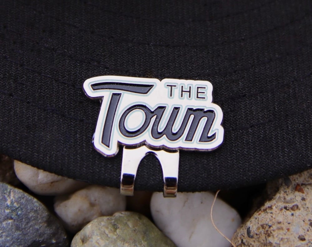 Image of Town Script Clip - Black/Silver