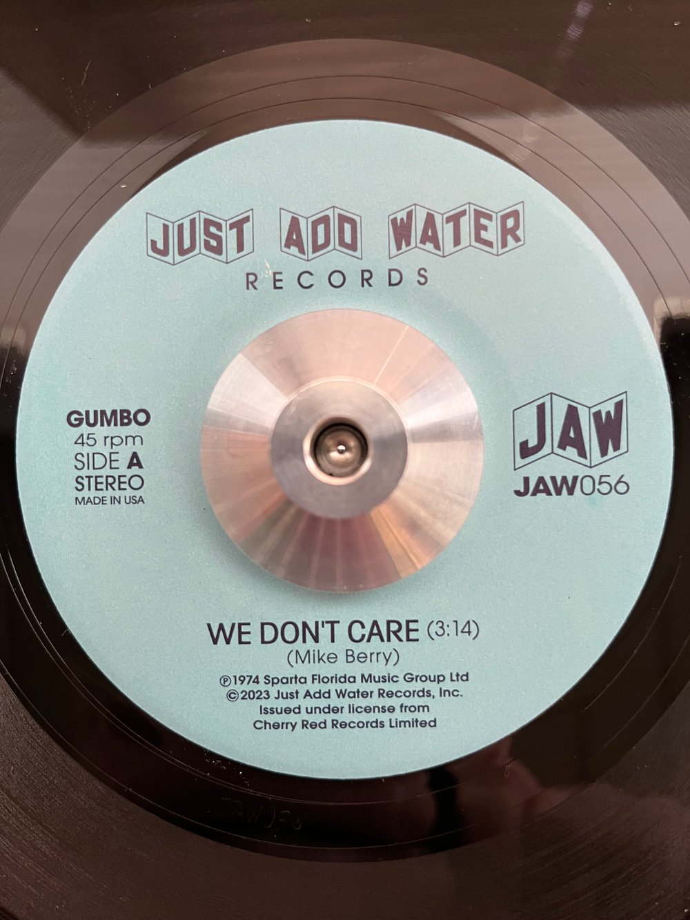 GUMBO We Don't Care 7" JAW056