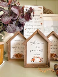 Image 2 of SALE! Autumnal House Signs ( 4 styles )