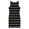 Gmode Print Black  Sew Dress 