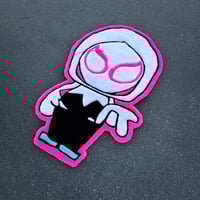 Image 3 of Pink Spider Rug