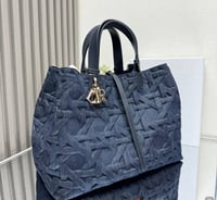 Image 2 of DENIM PUFF PRINT PURSE