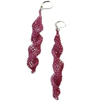 Image 2 of Swirl Weave Earrings