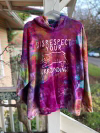Image 1 of 2XL Disrespect Your Surroundings Tie Dye Hoodie 1