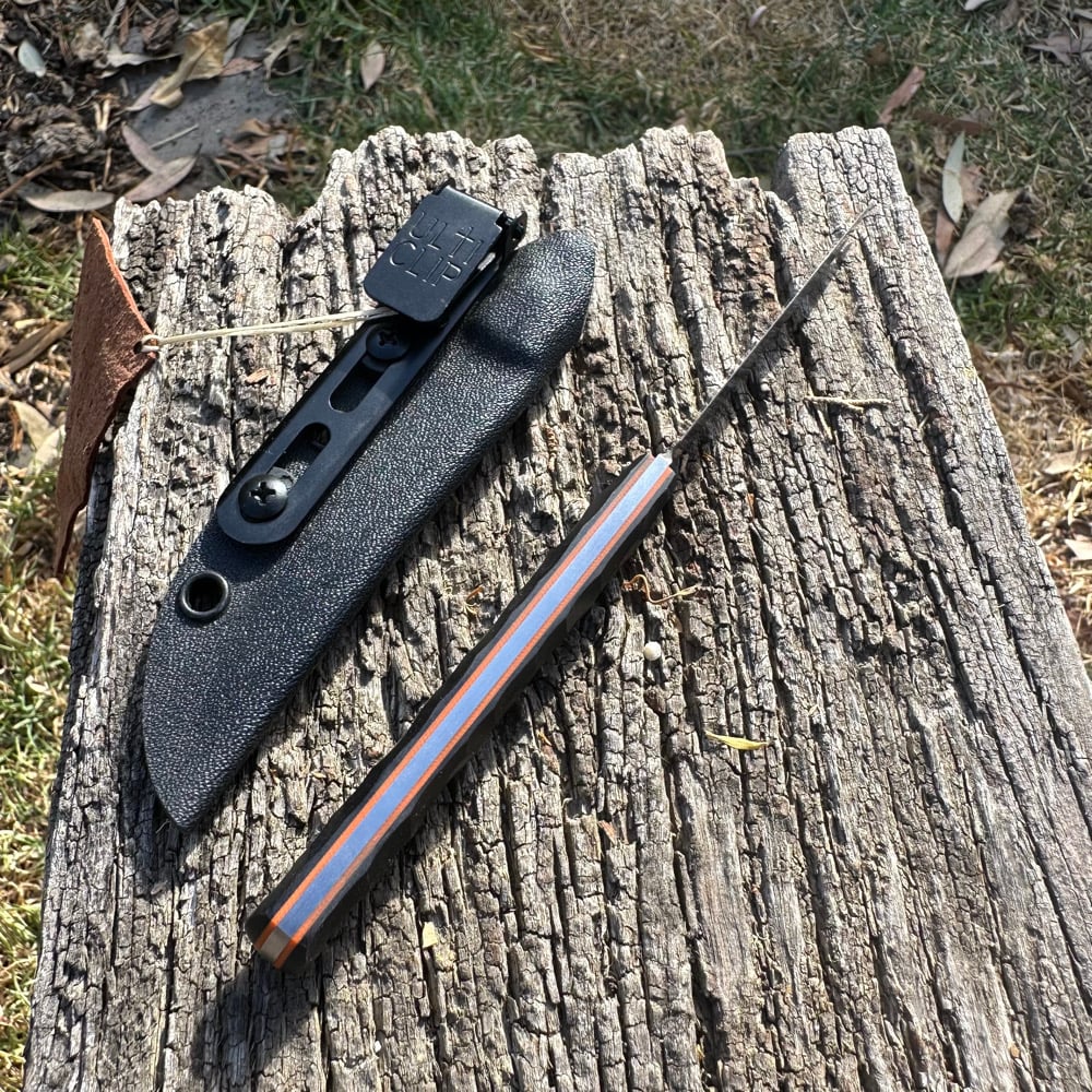 Image of 90mm Small Game/EDC AEB-L Black G10