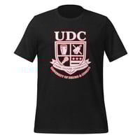 Image 1 of LOVEDCGOGO "UDC" Red/White Logo Unisex Tee