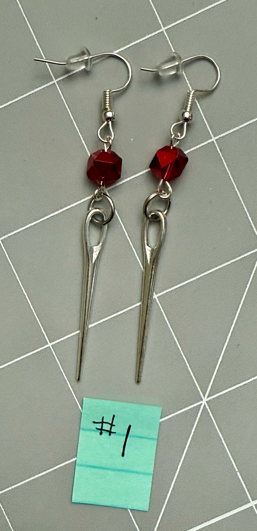 Image of Sewing Needle Earrings