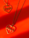 MINI HEART FLAME NECKLACE 