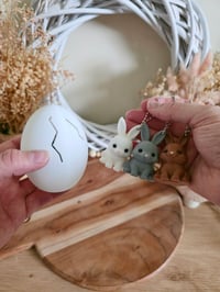 Image 4 of Mystery bunny keychain eggs