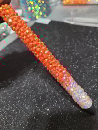 Image 5 of Orange & White Rhinestone Pen