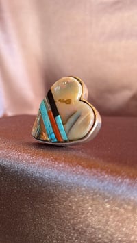 Image 8 of STUNNER INLAY HEART RING