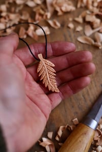 Image 4 of Fern Leaf- Pendant Necklace 