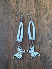 Butterfly Dentalium Earrings