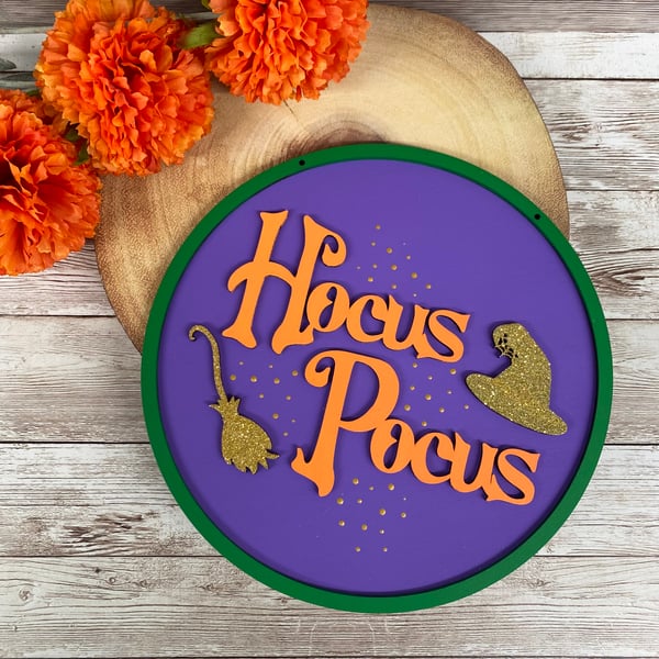 Image of Hocus Pocus Plaque
