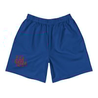 Image 1 of La Gazza Thunder Blue Athletic Long Shorts