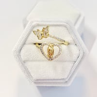 Image 1 of Butterfly Virgencita Ring