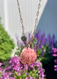 Image 2 of Scallop Shell Necklace N178