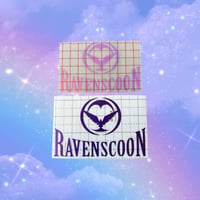 ravenscoon car decals