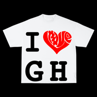 Image 1 of Villi'age I LOVE GHANA TEE