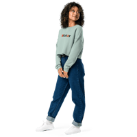 Image 8 of BRAZY Blues Crop Sweatshirt