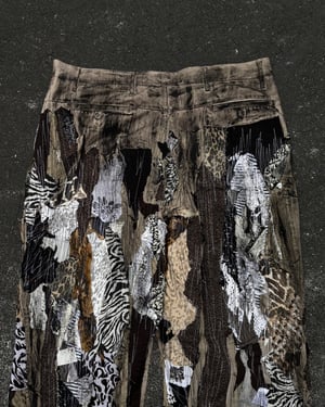 Image of MASSTAK - 196 Ptchwrk Wild Acid V.4 Jeans