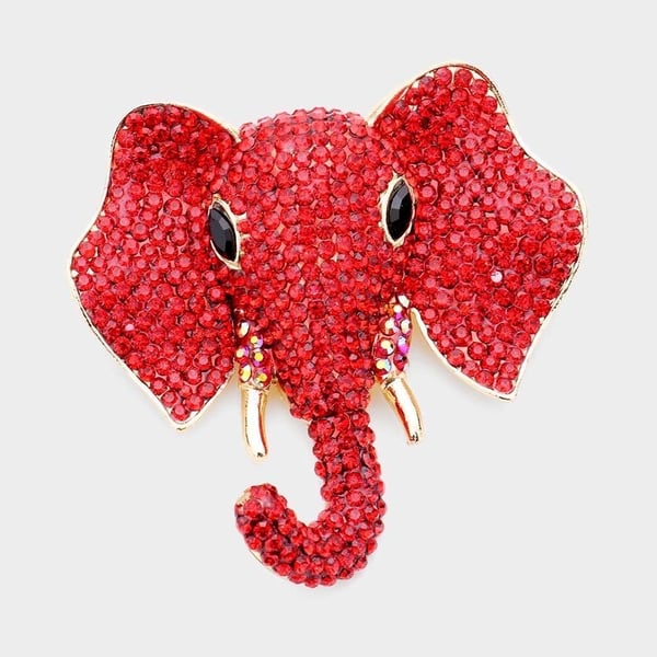 Image of Elephant Brooch 