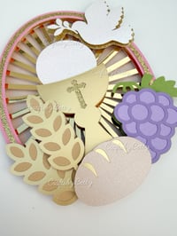 Image 2 of Mi Primera Comunión Topper SVG / Archivo Digital 