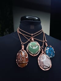 Image 1 of Copper & Crystal Amulets ✨