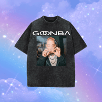 Image 1 of goonba graphic oversized acidwash t-shirts