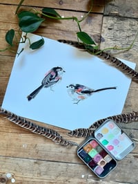 Image 1 of "Long Tailed Tits" Original