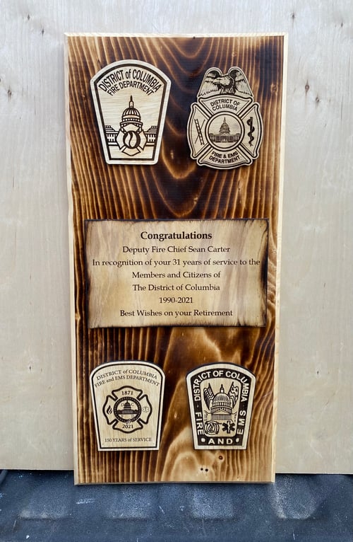 Image of Custom Retirement Gifts & Promotion Plaques  