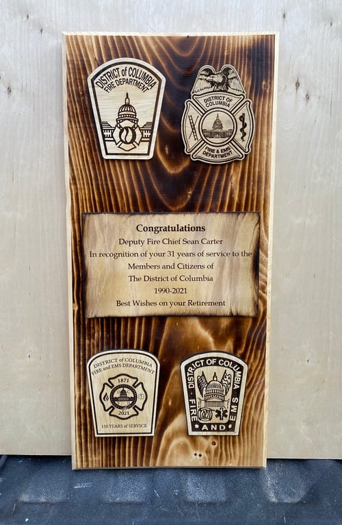 Image of Custom Retirement Gifts & Promotion Plaques